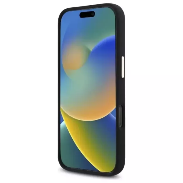 Guess Silicone Logo Strass 4G Case for iPhone 16 Pro - Black 11