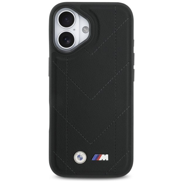 BMW M Quilted Logo MagSafe iPhone 17 Case - Black 2