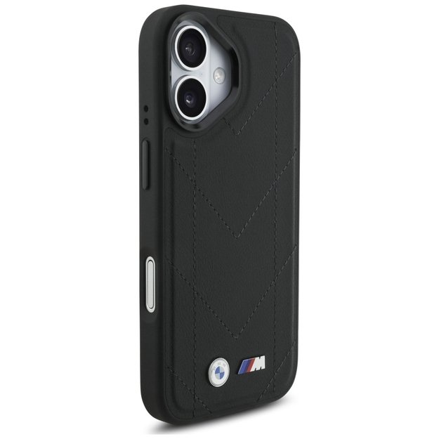 BMW M Quilted Logo MagSafe iPhone 17 Case - Black 3