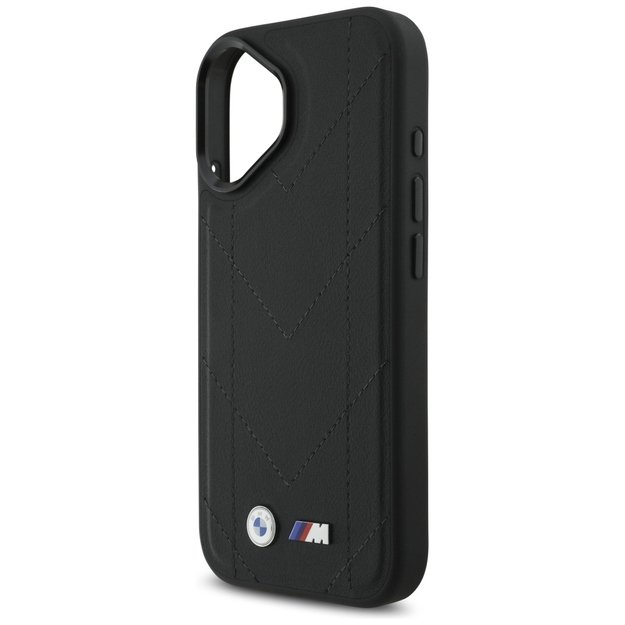 BMW M Quilted Logo MagSafe iPhone 17 Case - Black 5