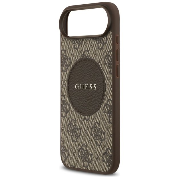 Guess 4G Circle Classic Logo MagSafe case for iPhone Air - brown 5
