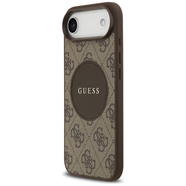 Guess 4G Circle Classic Logo MagSafe case for iPhone Air - brown 1