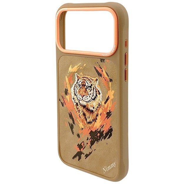 Nimmy Tiger MagSafe case for iPhone 17 Pro - light brown 3