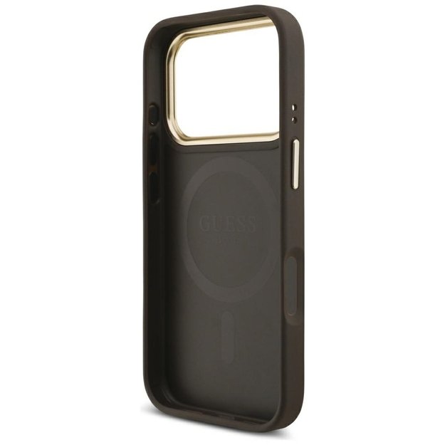 Guess 4G case with Magsafe wallet for iPhone 17 Pro - brown 6