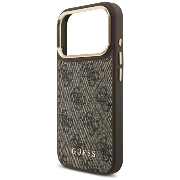 Guess 4G case with Magsafe wallet for iPhone 17 Pro - brown 5