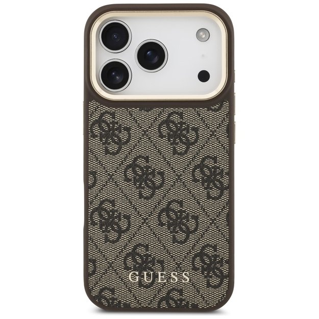 Guess 4G case with Magsafe wallet for iPhone 17 Pro - brown 2