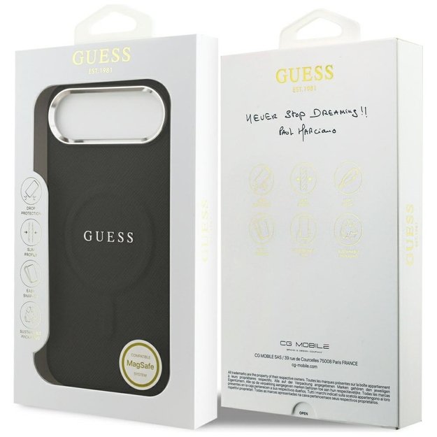 Guess Classic Logo MagSafe Case for iPhone Air - Black 7