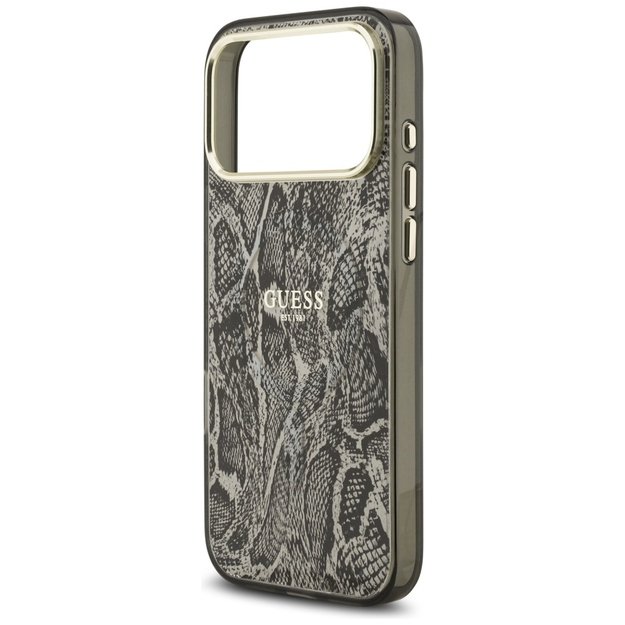 Guess Python Pattern MagSafe Case for iPhone 17 Pro Max - Black 5