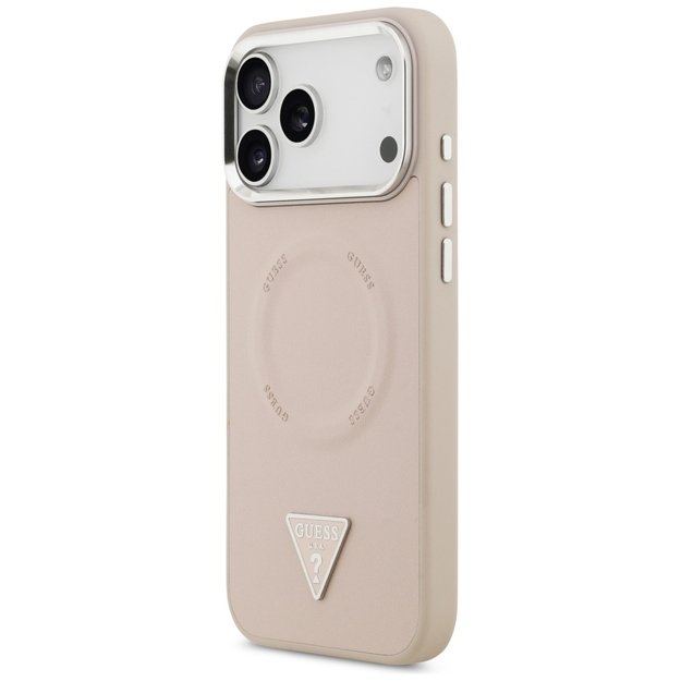 Guess Triangle Logo MagSafe Case for iPhone 17 Pro Max - Pink 1