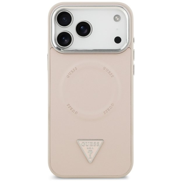Guess Triangle Logo MagSafe Case for iPhone 17 Pro Max - Pink 2