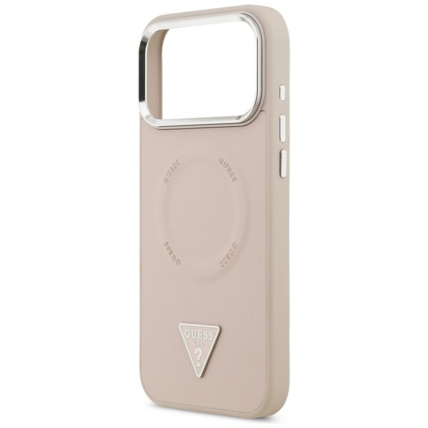 Guess Triangle Logo MagSafe Case for iPhone 17 Pro Max - Pink 5