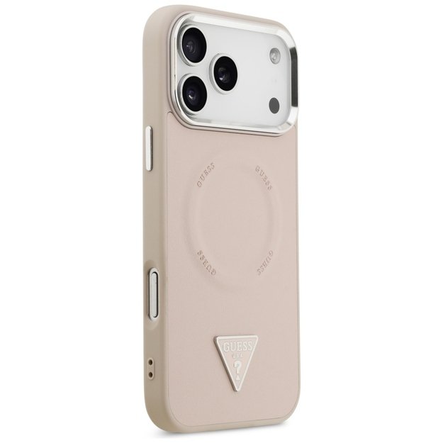 Guess Triangle Logo MagSafe Case for iPhone 17 Pro Max - Pink 3