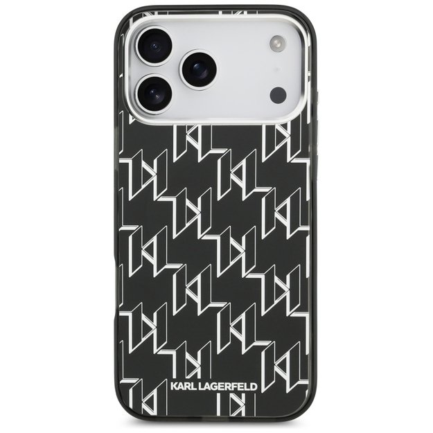 Karl Lagerfeld IML KL Monogram MagSafe Case for iPhone 17 Pro Max - Black 2
