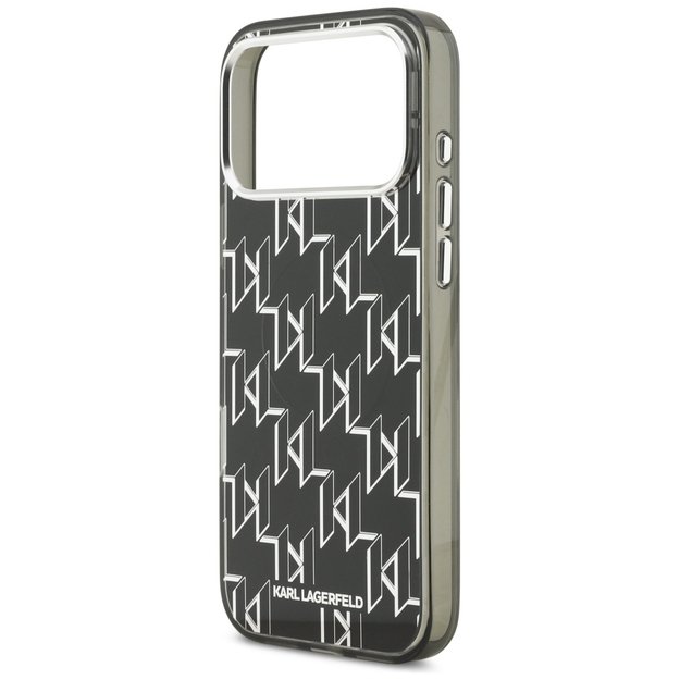 Karl Lagerfeld IML KL Monogram MagSafe Case for iPhone 17 Pro Max - Black 5