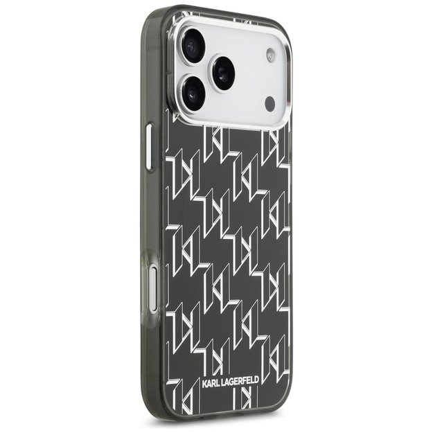 Karl Lagerfeld IML KL Monogram MagSafe Case for iPhone 17 Pro Max - Black 3