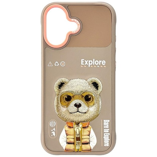Nimmy Cool&amp Cute 2.0 Bear Case for iPhone 17 - Beige