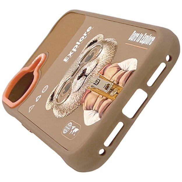 Nimmy Cool&amp Cute 2.0 Bear Case for iPhone 17 - Beige 2