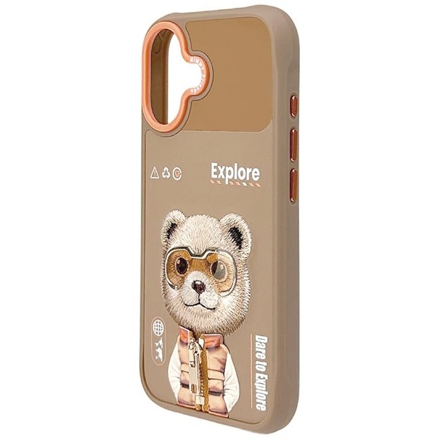Nimmy Cool&amp Cute 2.0 Bear Case for iPhone 17 - Beige 4