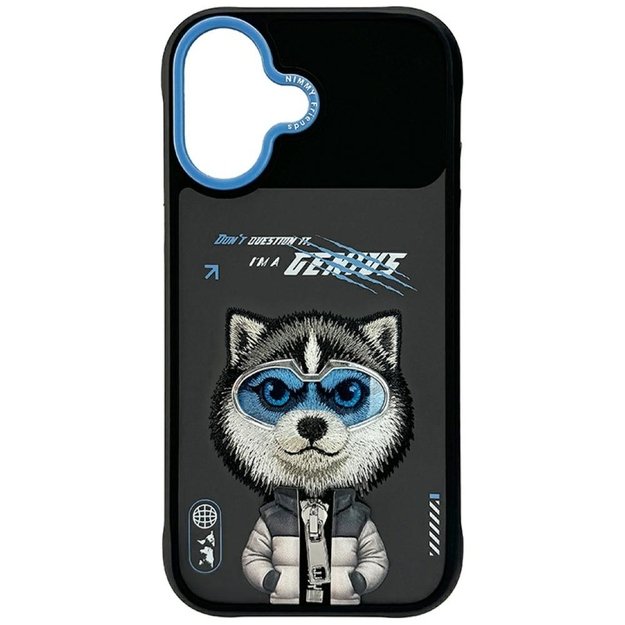 Nimmy Cool&amp Cute 2.0 Wolf Case for iPhone 17 - Black