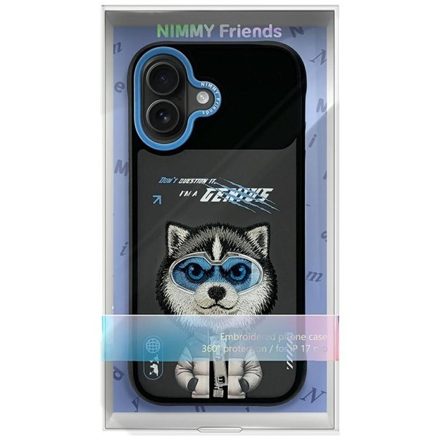 Nimmy Cool&amp Cute 2.0 Wolf Case for iPhone 17 - Black 6