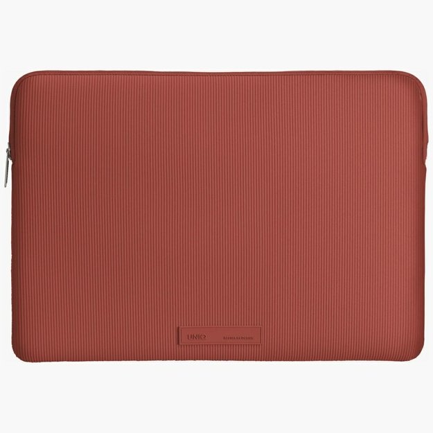 Uniq Cyprus Ridge Edition Laptop Sleeve for a 14&quot  water-resistant neoprene laptop - red
