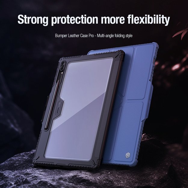 Nillkin Bumper Leather Case Pro case for Samsung Galaxy Tab S9+ - black 5