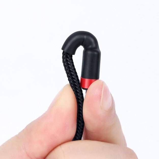 Baseus CATKLF-G91 USB-C - USB-C PD QC cable 60W 3A 480Mb/s 1m - black and red 5