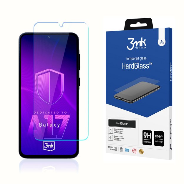 Tempered glass 3mk HardGlass™ for Samsung Galaxy A16 1