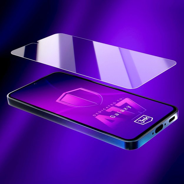 Tempered glass 3mk HardGlass™ for Samsung Galaxy A16 10