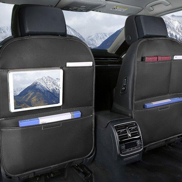 Car organizer for armchair seat black 1