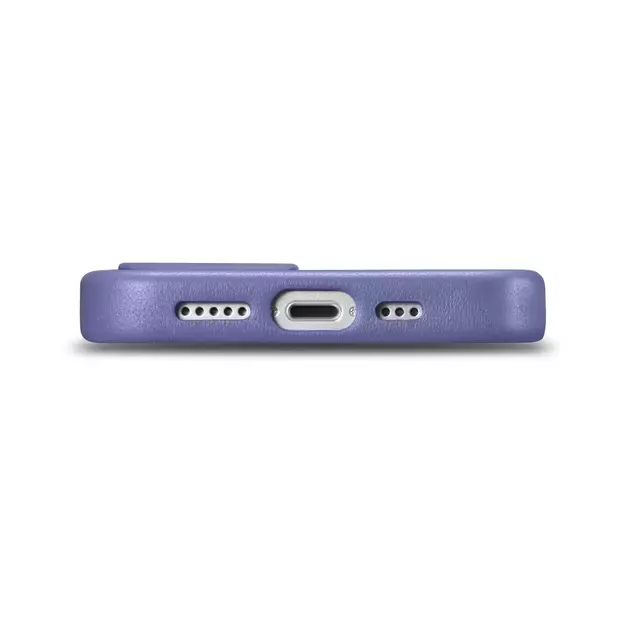 iCarer Case Leather Cover Genuine Leather iPhone 14 Plus Light Purple (MagSafe Compatible) 38