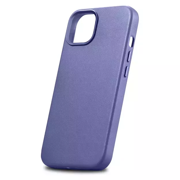 iCarer Case Leather Cover Genuine Leather iPhone 14 Plus Light Purple (MagSafe Compatible) 41
