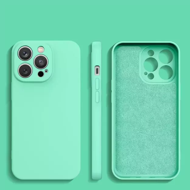 Silicone case for Xiaomi Redmi Note 11 Pro 5G / 11 Pro / 11E Pro silicone cover mint green 1