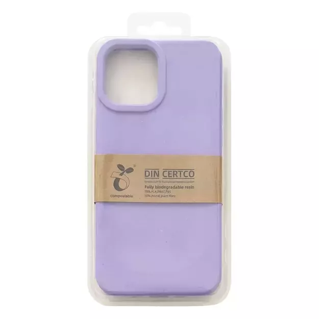 Eco Case case for iPhone 14 Plus silicone degradable cover navy blue 12