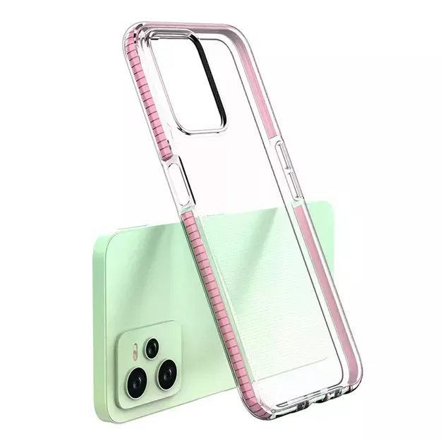 Spring Case case for Realme C35 silicone cover with frame black 5