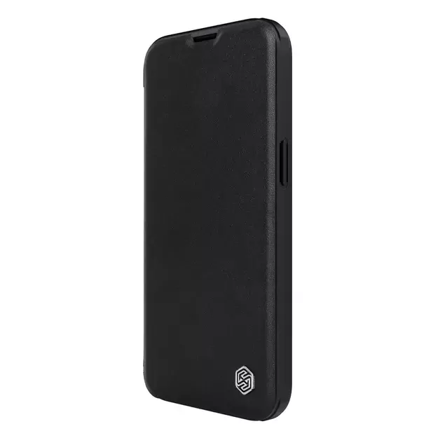 Nillkin Qin Leather Pro Case iPhone 14 Plus Camera Cover Holster Cover Flip Case Black 15