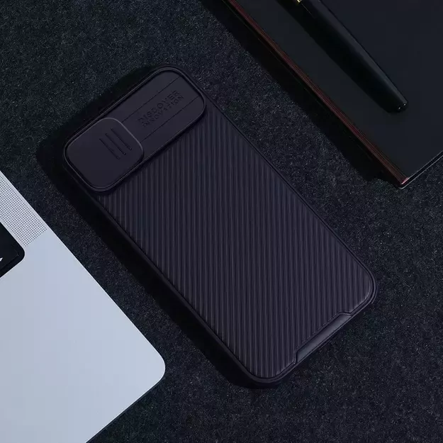 Nillkin CamShield Pro Case iPhone 14 Plus Armor Cover Camera Protector Black 36