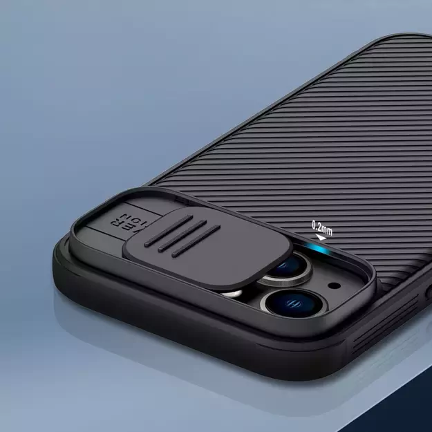 Nillkin CamShield Pro Case iPhone 14 Plus Armor Cover Camera Protector Black 19