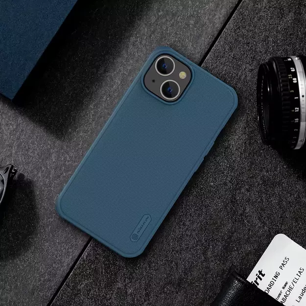 Nillkin Super Frosted Shield Pro case for iPhone 14 Plus back cover black 28