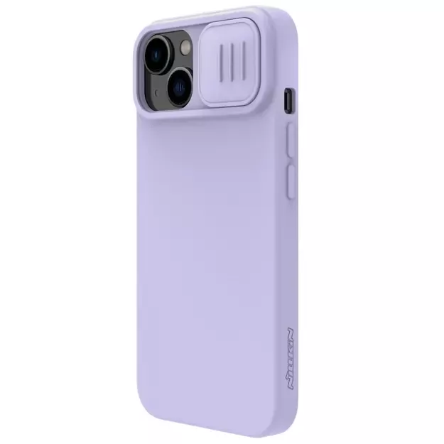 Nillkin CamShield Magnetic Silicone Case iPhone 14 Plus Magnetic MagSafe Camera Cover Purple 33