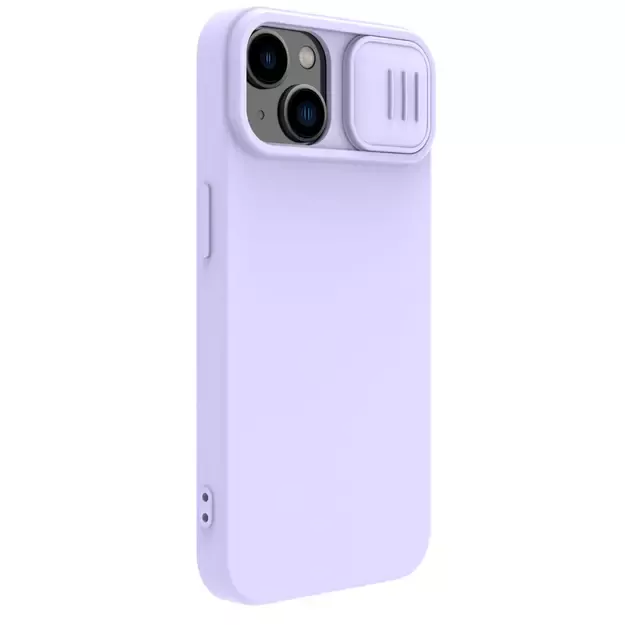 Nillkin CamShield Magnetic Silicone Case iPhone 14 Plus Magnetic MagSafe Camera Cover Purple 36