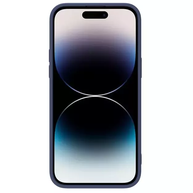 Nillkin CamShield Silky Silicone Case iPhone 14 Pro Max Silicone Cover with Camera Protector Blue 21