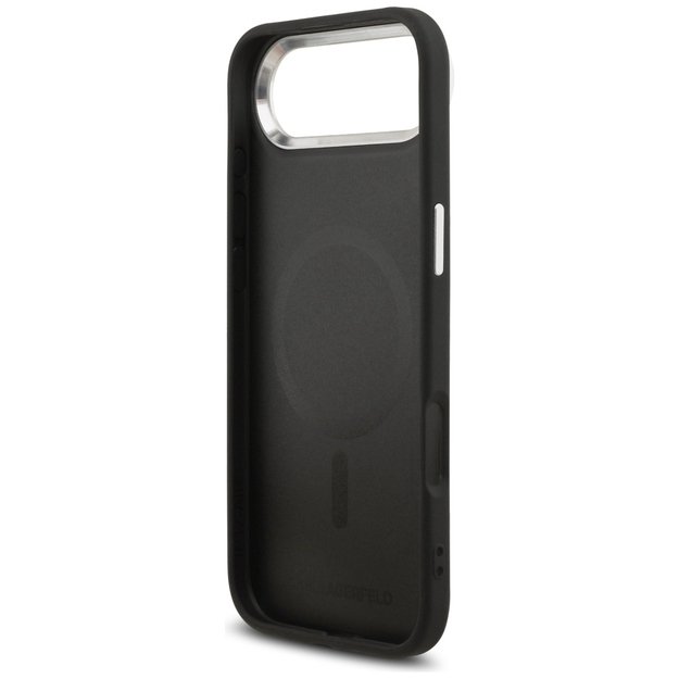 Karl Lagerfeld Choupette Pin MagSafe Case for iPhone Air Black 6