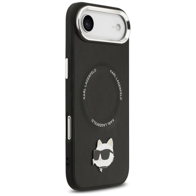 Karl Lagerfeld Choupette Pin MagSafe Case for iPhone Air Black 3