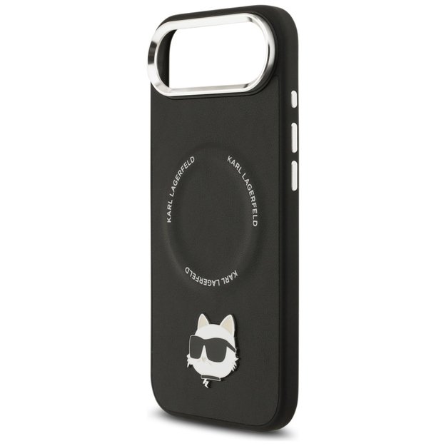 Karl Lagerfeld Choupette Pin MagSafe Case for iPhone Air Black 5