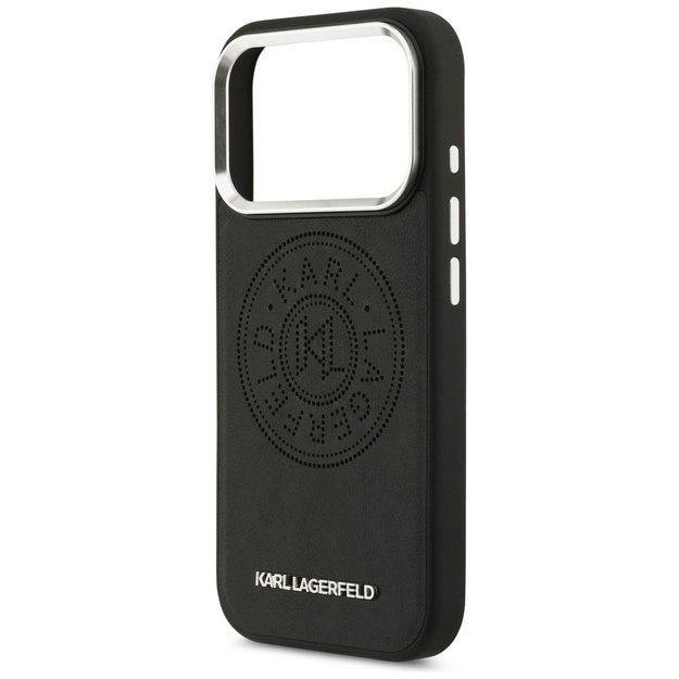 Karl Lagerfeld Point &amp  Metal Logo MagSafe Case for iPhone 17 Pro Max - Black 5