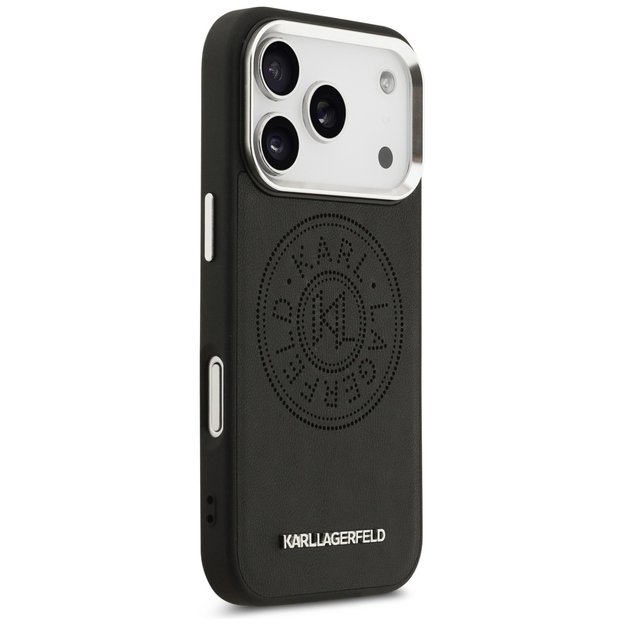 Karl Lagerfeld Point &amp  Metal Logo MagSafe Case for iPhone 17 Pro Max - Black 3
