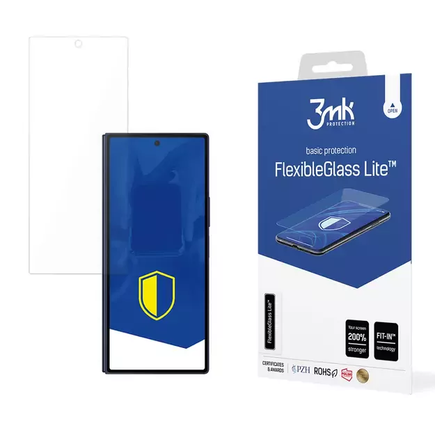 Hybrid glass 3mk FlexibleGlass Lite™ for Samsung Galaxy Z Fold 6 (front)