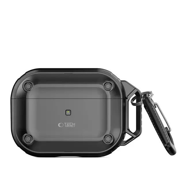 Tech-Protect Rough Hook Case with Carabiner for Apple AirPods Pro 1 / 2 - Black 10