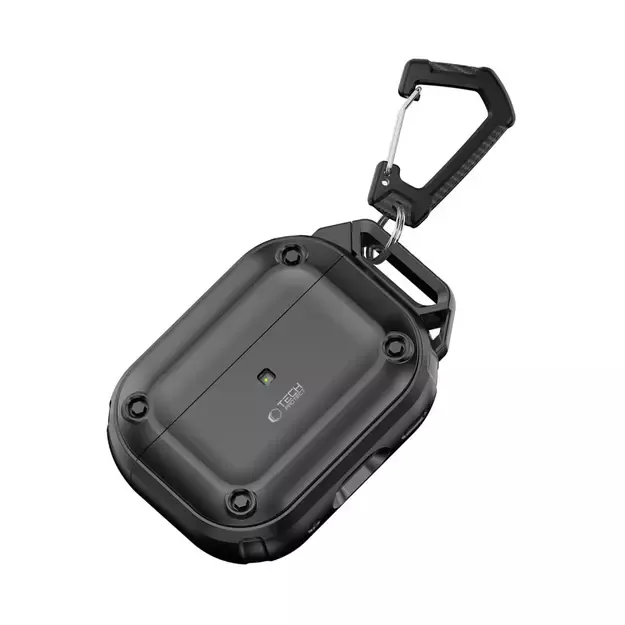 Tech-Protect Rough Hook Case with Carabiner for Apple AirPods Pro 1 / 2 - Black 11